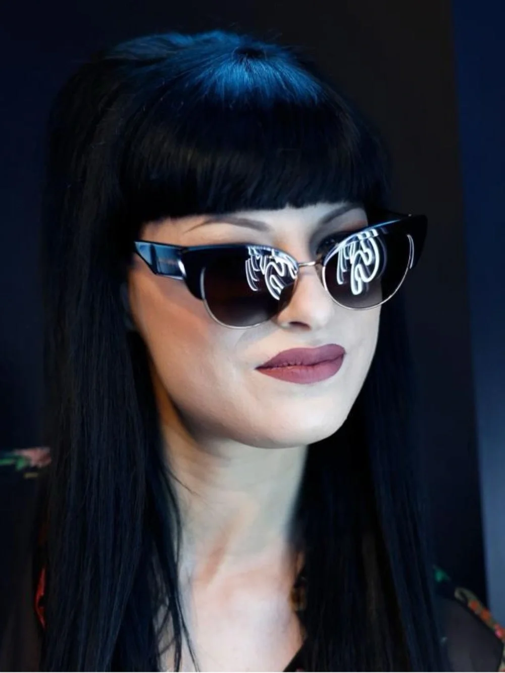Dolce & Gabbana Black and Gold Women’s CatEye Sunglasses